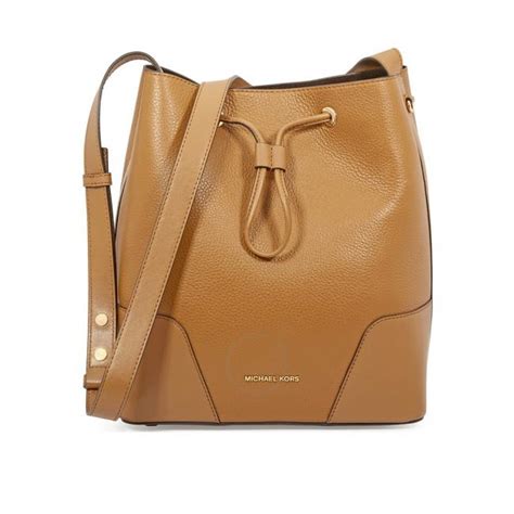 michael kors cary medium suede bucket bag|michael kors reed handbag.